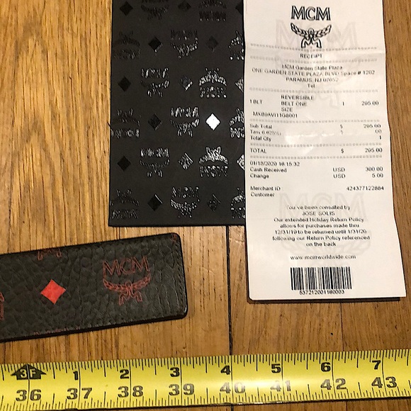 MCM Claus Antique M Reversible Belt